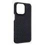 Tactical Aramid szénszál mintás tok MagSafe -vel - iPhone 14 Pro - fekete