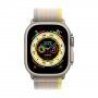 Eredeti Apple terep pánt - Apple Watch Ultra 49mm / 46mm / 45mm / 44mm / 42mm - M/L - sárga-bézs