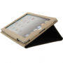 Luxus borító PU bőrből csattal Apple iPad 4 / 3 / 2 - fekete