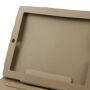 Luxus borító PU bőrből csattal Apple iPad 4 / 3 / 2 - fekete