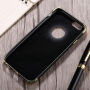 Védő tok Apple iPhone 6 / 6S - fekete és arany