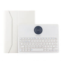 Billentyűzet tok vezeték nélküli töltéssel iPad 9,7" (2017/2018) / Pro 9,7" / Air 1 / 2 - fehér