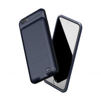 BASEUS extra vékony tok 2500mAh elemmel Apple iPhone 6 / 6S - sötétkék