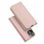 DUX DUCIS flip cover borító - iPhone 14 - rózsaszín-arany