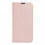 DUX DUCIS flip cover borító - iPhone 14 - rózsaszín-arany