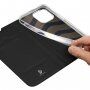 DUX DUCIS flip cover borító - iPhone 14 Pro - fekete