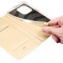 DUX DUCIS flip cover borító - iPhone 14 Pro - arany