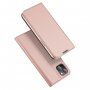 DUX DUCIS flip cover borító - iPhone 14 Plus - rózsaszín-arany