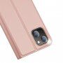 DUX DUCIS flip cover borító - iPhone 14 Plus - rózsaszín-arany