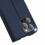 DUX DUCIS flip cover borító - iPhone 14 Pro Max - sötétkék