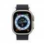 Szilikon óceán szíj - Apple Watch Ultra 49mm / 46mm / 45mm / 44mm / 42mm - fekete