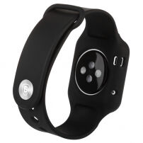 Baseus gumiszíj esettel - Apple Watch 42mm / 41mm / 40mm / 38mm - fekete