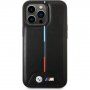 BMW M Tricolor Stripe tok - iPhone 14 Pro Max - fekete