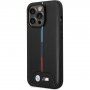 BMW M Tricolor Stripe tok - iPhone 14 Pro Max - fekete