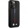BMW M Tricolor Stripe tok - iPhone 14 Pro Max - fekete