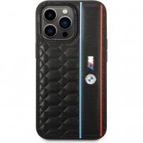 BMW M Hexagonal Pattern tok - iPhone 14 Pro - fekete