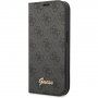 Guess 4G Metal Camera Outline flip cover tok - iPhone 14 - fekete