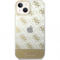 Guess Peony Glitter Script Logo tok - iPhone 14 - arany