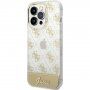 Guess Peony Glitter Script Logo tok - iPhone 14 Pro - arany