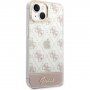 Guess Peony Glitter Script Logo tok - iPhone 14 - rózsaszín