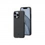 Pitaka MagEZ 3 szénszál mintás tok - iPhone 14 Pro - szürkés-fekete