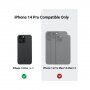 Pitaka MagEZ 3 szénszál mintás tok - iPhone 14 Pro - szürkés-fekete