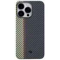 Pitaka Fusion Weaving MagEZ 3 szénszál mintás tok - iPhone 14 Pro - overture