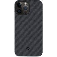 Pitaka MagEZ 3 szénszál mintás tok - iPhone 14 Pro - szürkés-fekete