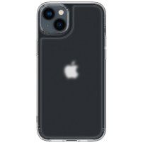 Spigen Quartz Hybrid tok matt edzett üveggel - iPhone 14 - átlátszó