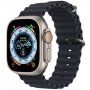 Eredeti Apple óceán szíj bővítő - Apple Watch Ultra 49mm / 46mm / 45mm / 44mm / 42mm - sötét tinta