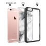 Védő tok fekete kerettel iPhone 6 Plus / 6S Plus - füst