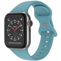 Szilikon szíj pillangócsattal - Apple Watch 42mm / 41mm / 40mm / 38mm - égszínkék