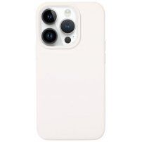 Szilikon tok iPhone 14 Pro Max - fehér