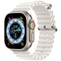 Szilikon óceán szíj - Apple Watch Ultra 49mm / 46mm / 45mm / 44mm / 42mm - fehér