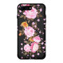 Szuper tartós tok Apple iPhone 7 Plus / 8 Plus - fekete virágokkal