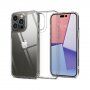 Spigen Quartz Hybrid tok edzett üveggel - iPhone 14 Pro - átlátszó