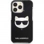 Karl Lagerfeld Choupette Head tok - iPhone 13 Pro Max - fekete