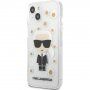 Karl Lagerfeld Ikonik Flower tok - iPhone 13 mini - átlátszó