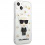 Karl Lagerfeld Ikonik Flower tok - iPhone 13 mini - átlátszó