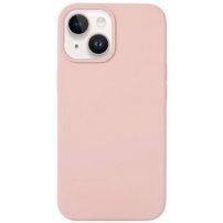 Szilikon tok iPhone 14 Plus - homok rózsaszín