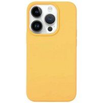 Szilikon tok iPhone 14 Pro Max - sárga