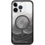 GEAR4 D3O Milan Snap Black Swirl átlátszó tok MagSafe -vel - iPhone 14 Pro Max - fekete