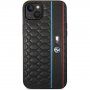 BMW M Hexagonal Pattern tok - iPhone 14 Plus - fekete