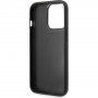 Karl Lagerfeld Quilted Puffy Ikonik Logo tok - iPhone 14 Pro - fekete