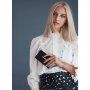 iDeal Of Sweden Mayfair Clutch Black Saffiano pénztárca típusú tok - iPhone X / XS / 11 Pro - fekete