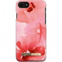 iDeal Of Sweden Coral Blush Floral tok - iPhone 6 / 6S / 7 / 8 / SE (2020/2022) - korall