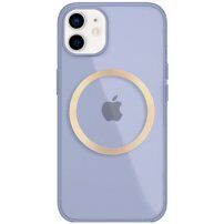 Fényes átlátszó tok MagSafe -vel - iPhone 11 - lila
