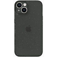 Transzparens tok csillámokkal iPhone 14 Plus - szürke