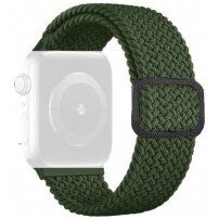 Fonott körpánt - Apple Watch 42mm / 41mm / 40mm / 38mm - olívazöld