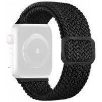 Fonott körpánt - Apple Watch 42mm / 41mm / 40mm / 38mm - fekete